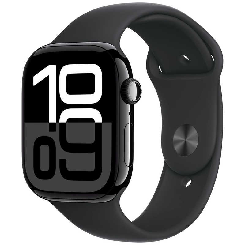 4549995501148_a01 アップル アップル Apple Watch Series 10(GPSモデル)- 46mmジェットブラックアルミニウムケースとブラックスポーツバンド - M/L MWWQ3J/A MWWQ3J/A